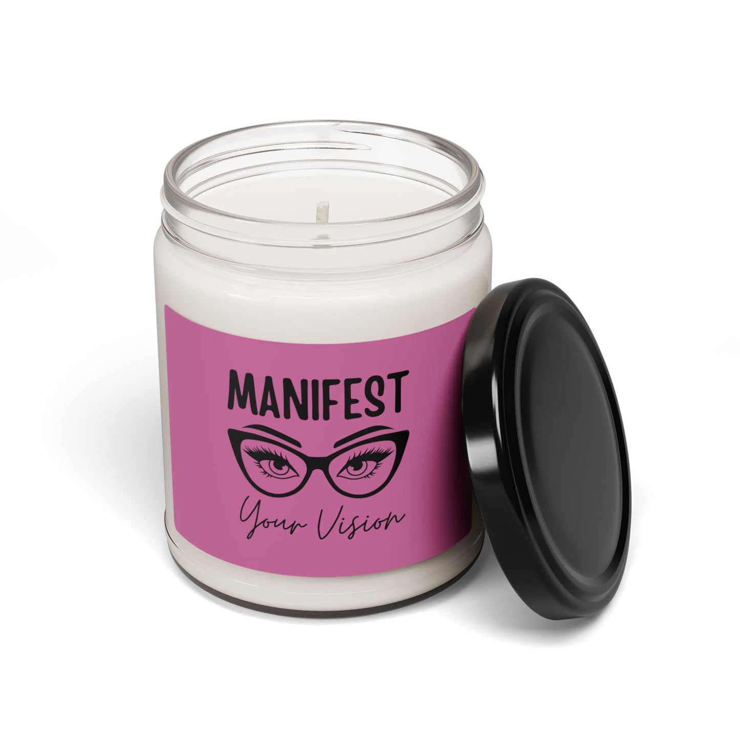 🪄✨Manifest Your Vision: 🪄✨Scented Soy Candle for Positive Vibes, Aromatherapy, Mindfulness, Gift for Her, Home Decor