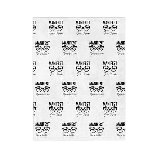 🪄✨Manifest Your Vision🪄✨-Velveteen Microfiber Blanket