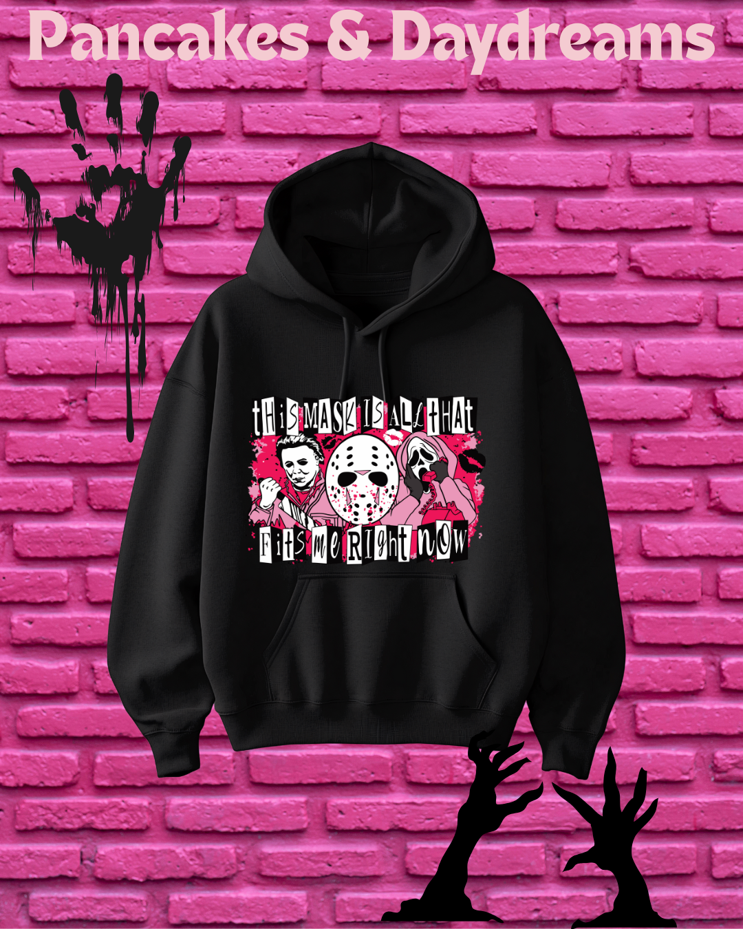 ππͺ This Mask Is All That Fits Me Right Now Tee β Pink Horror Show Collection