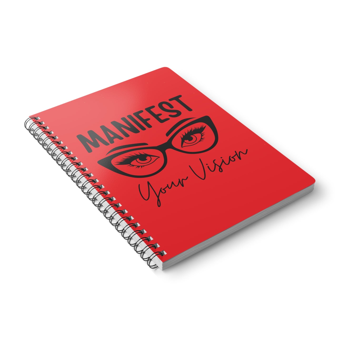Manifest Your Vision Notebook, A5 Wirebound Journal for Goal Setting, Inspirational Gift, Mindfulness, Productivity, Self-Care
