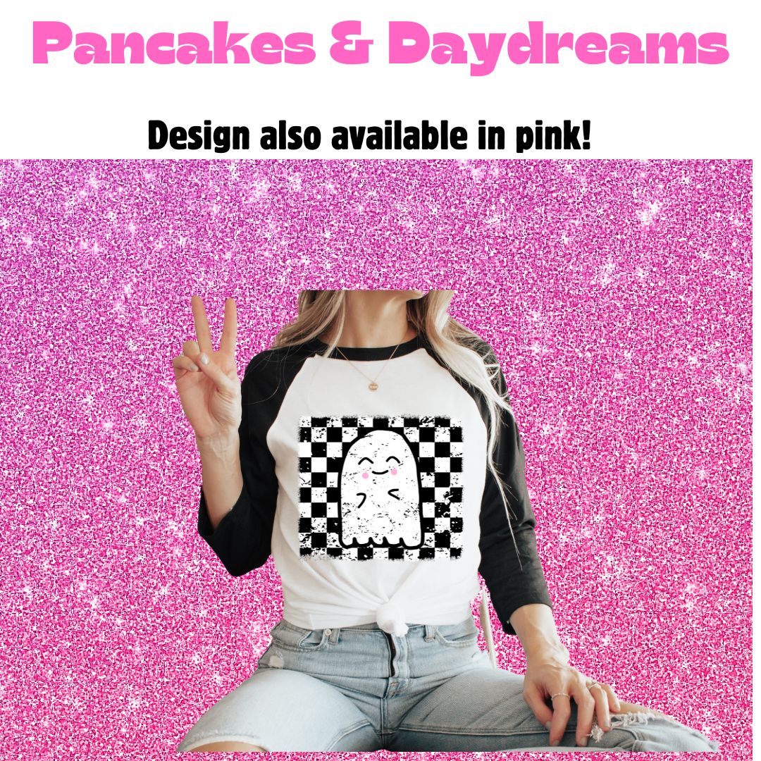 Boo-tique Collection-Checkered Ghostie Tee! π»