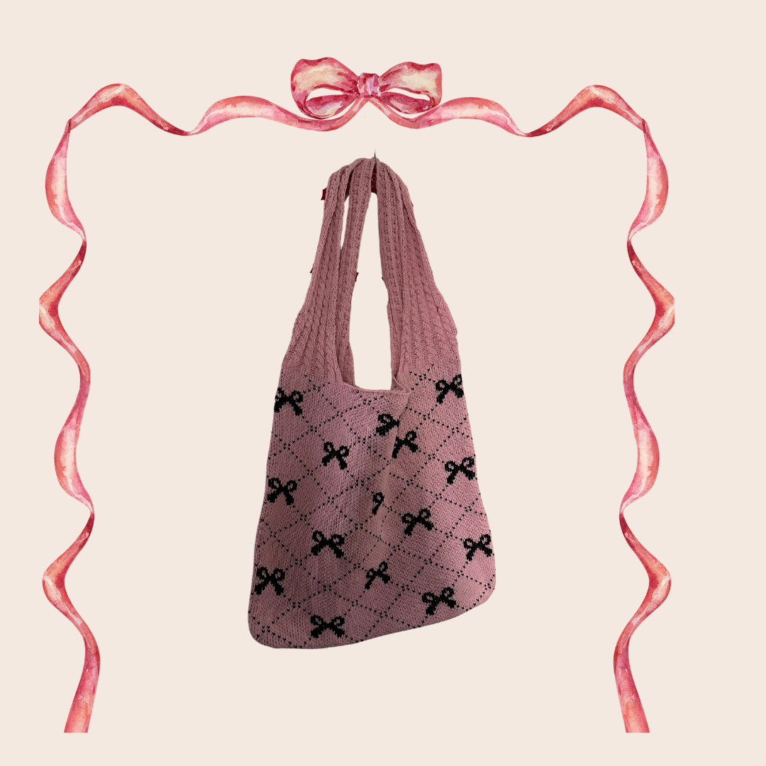 Hello Darling Coquette Crocheted Tote