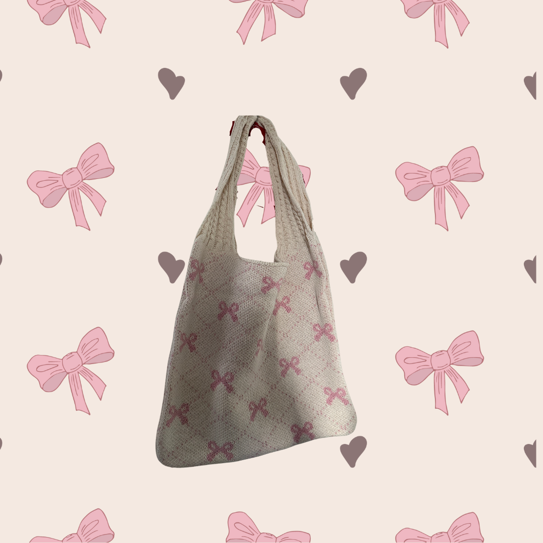 Hello Darling Coquette Crocheted Tote