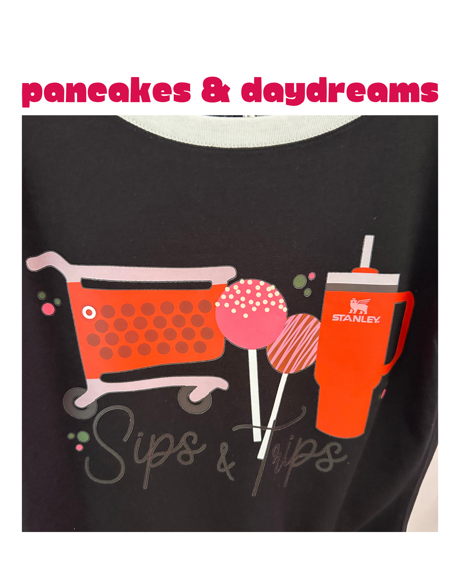 Sips & Trips Ringer Tee