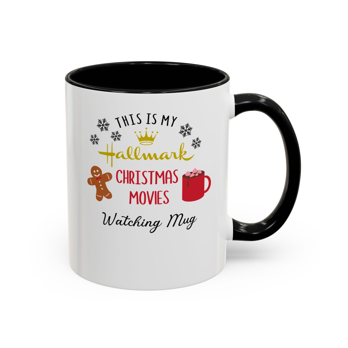 "This is my Hallmark Movie Watching  Mug" Accent Coffee Mug (11, 15oz)