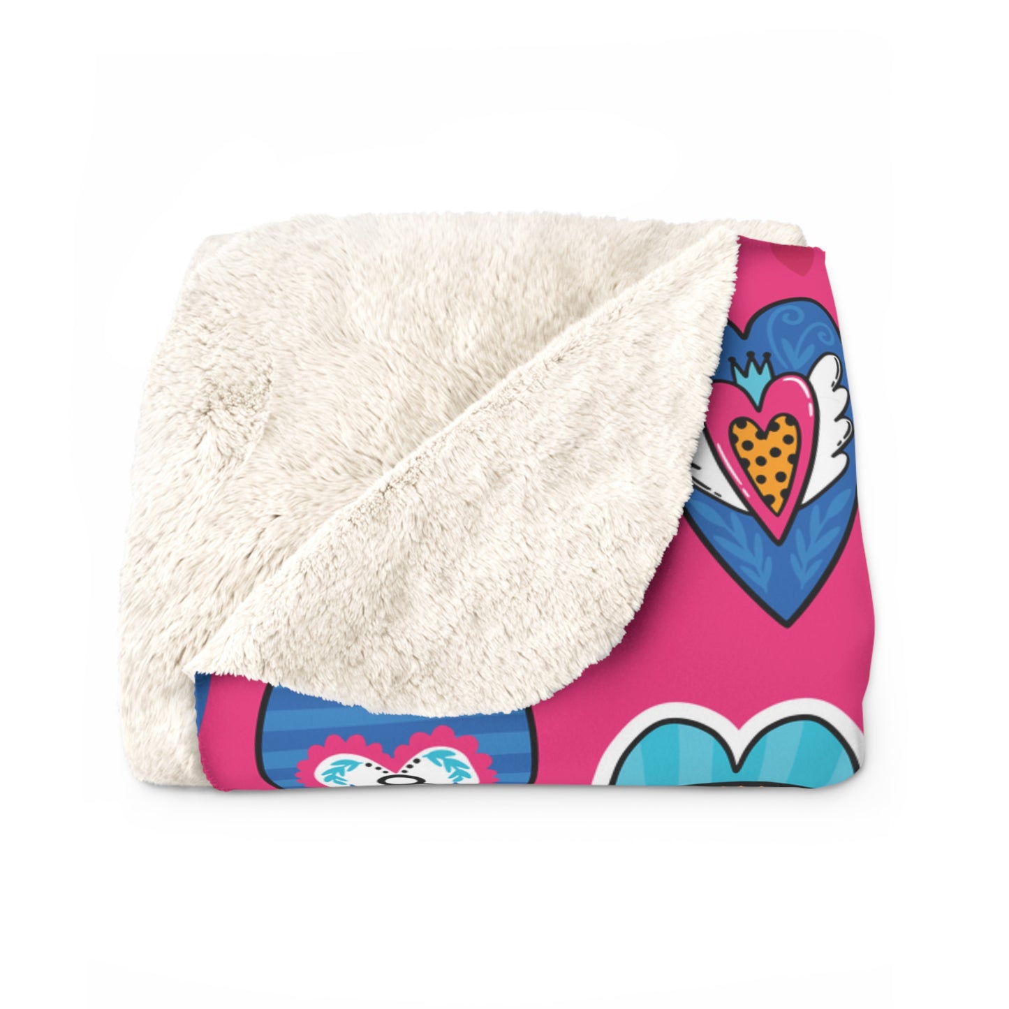 Evil Eye Sherpa Blanket