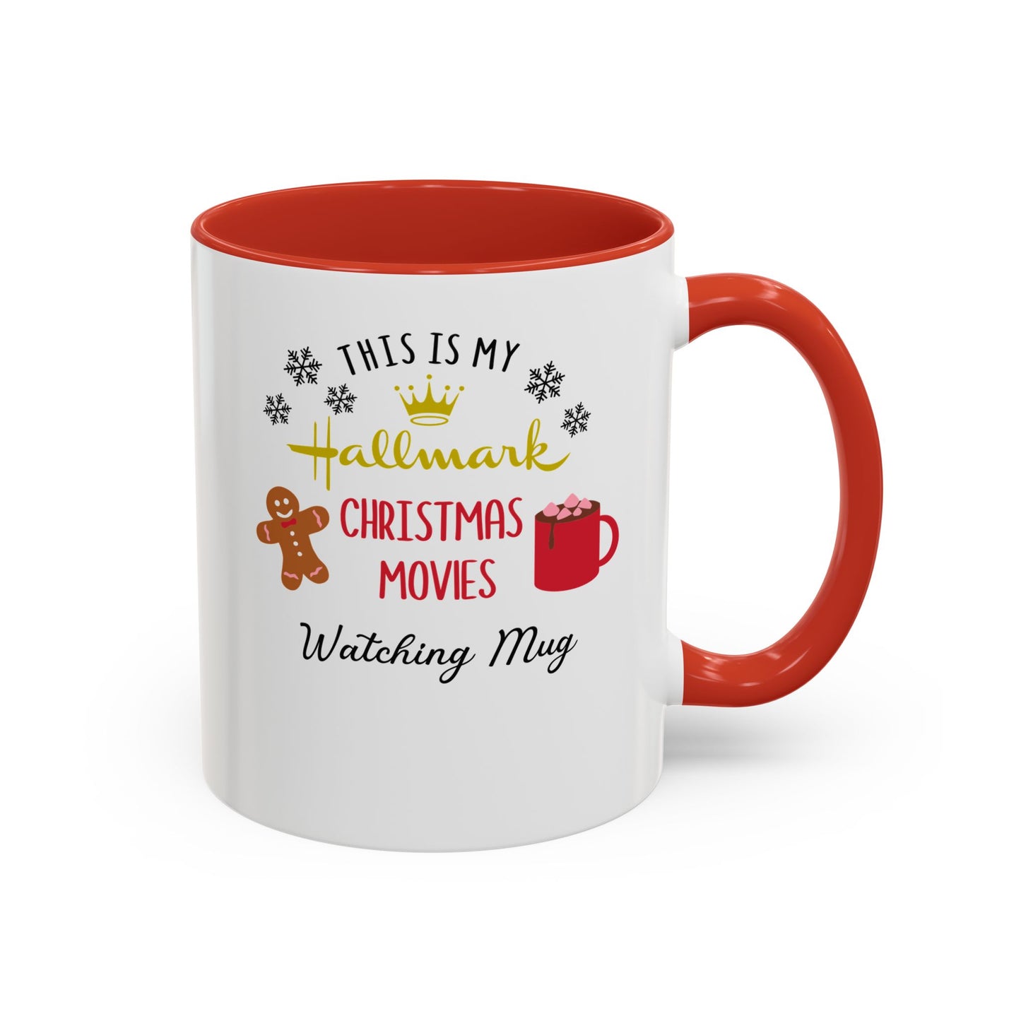 "This is my Hallmark Movie Watching  Mug" Accent Coffee Mug (11, 15oz)