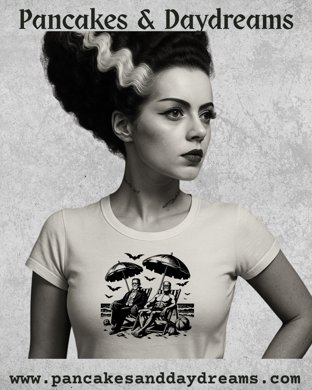 🏝️⚡ Frankenstein Goes to the Beach Tee